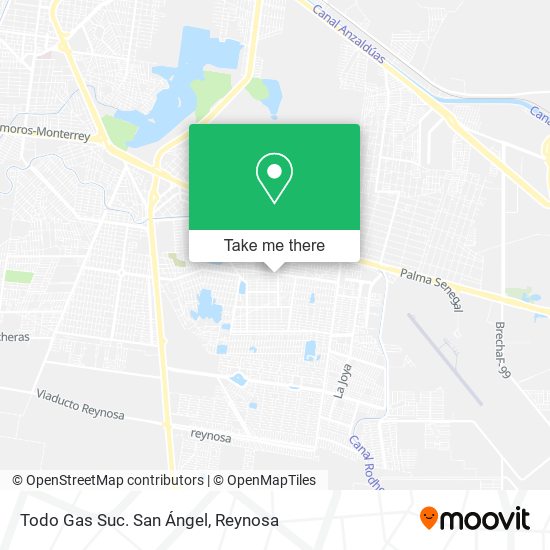 Todo Gas Suc. San Ángel map