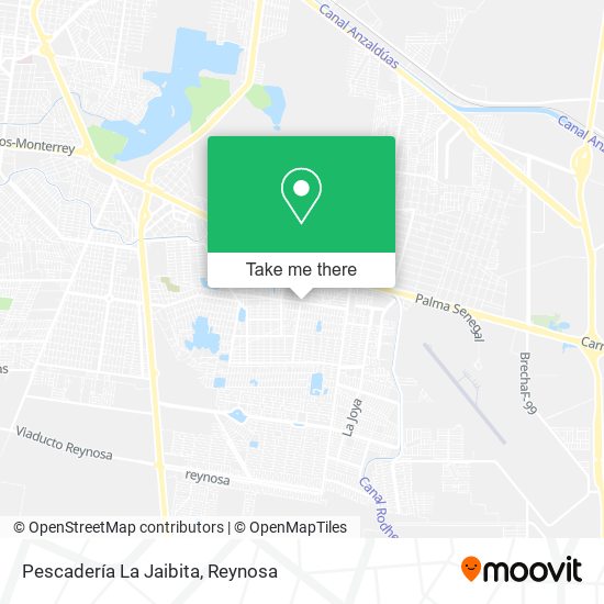 Pescadería La Jaibita map