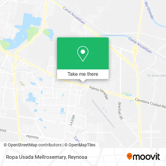 Ropa Usada Mellrosemary map