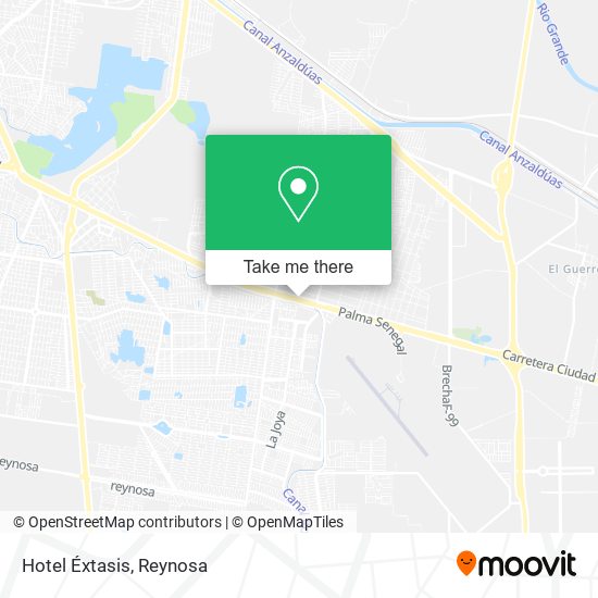 Mapa de Hotel Éxtasis