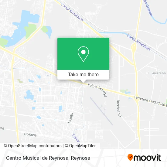 Centro Musical de Reynosa map