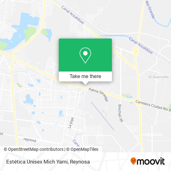Estética Unisex Mich Yami map