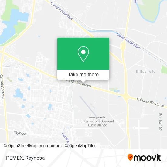 PEMEX map