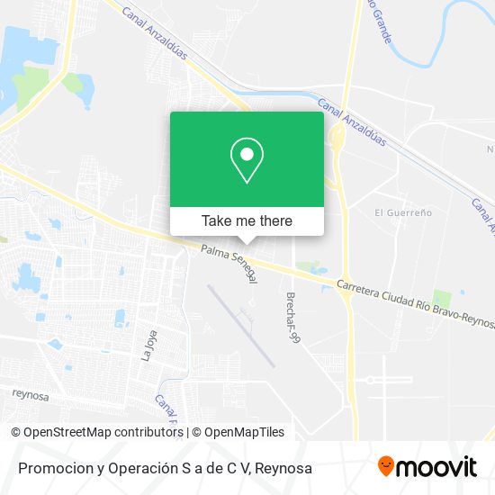 Promocion y Operación S a de C V map