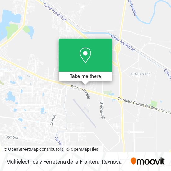 Multielectrica y Ferretería de la Frontera map