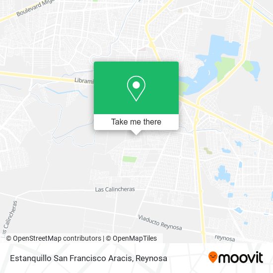Estanquillo San Francisco Aracis map