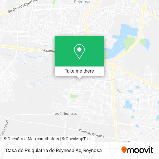 Mapa de Casa de Psiquiatría de Reynosa Ac