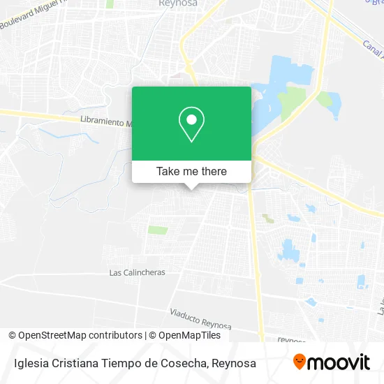 Iglesia Cristiana Tiempo de Cosecha map