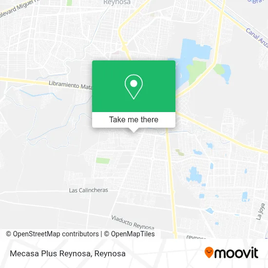 Mecasa Plus Reynosa map