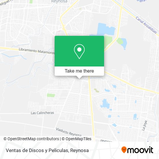 Mapa de Ventas de Discos y Peliculas