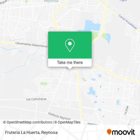 Mapa de Fruteria La Huerta