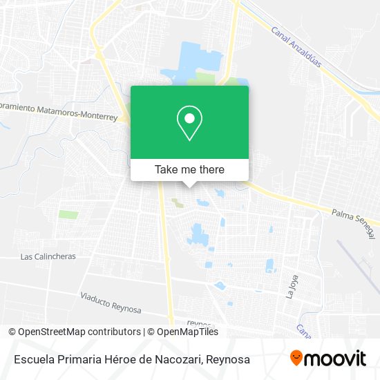 Escuela Primaria Héroe de Nacozari map