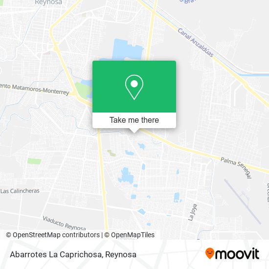Abarrotes La Caprichosa map