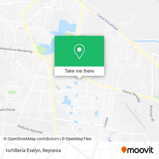 tortillería Evelyn map