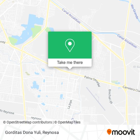 Gorditas Dona Yuli map