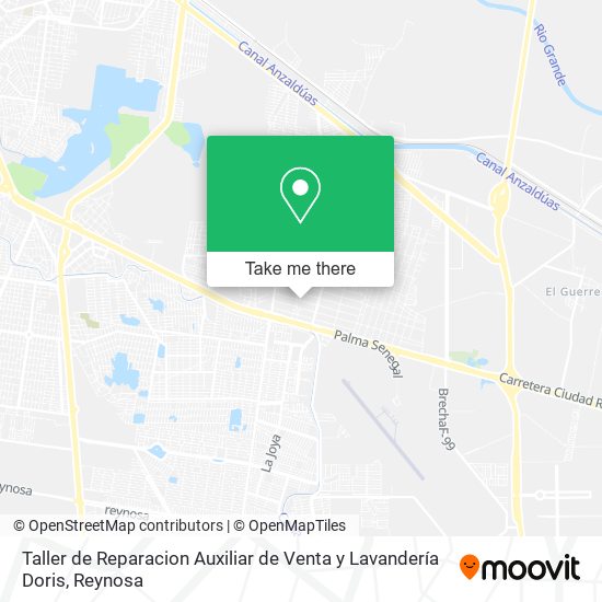 Taller de Reparacion Auxiliar de Venta y Lavandería Doris map