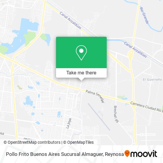Pollo Frito Buenos Aires Sucursal Almaguer map