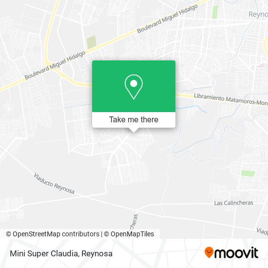 Mapa de Mini Super Claudia