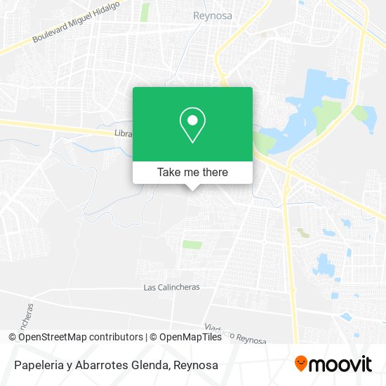 Mapa de Papeleria y Abarrotes Glenda
