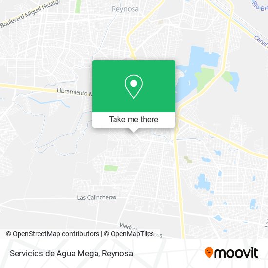 Servicios de Agua Mega map