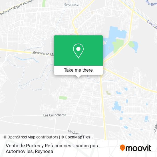 Venta de Partes y Refacciones Usadas para Automóviles map