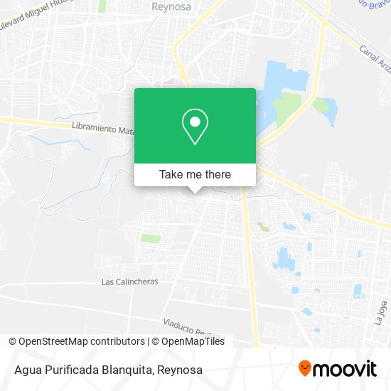 Mapa de Agua Purificada Blanquita