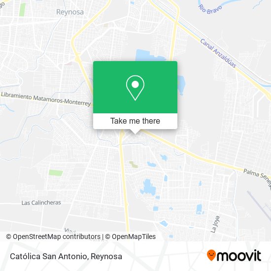 Católica San Antonio map