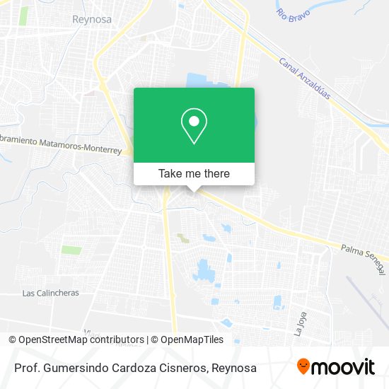 Prof. Gumersindo Cardoza Cisneros map