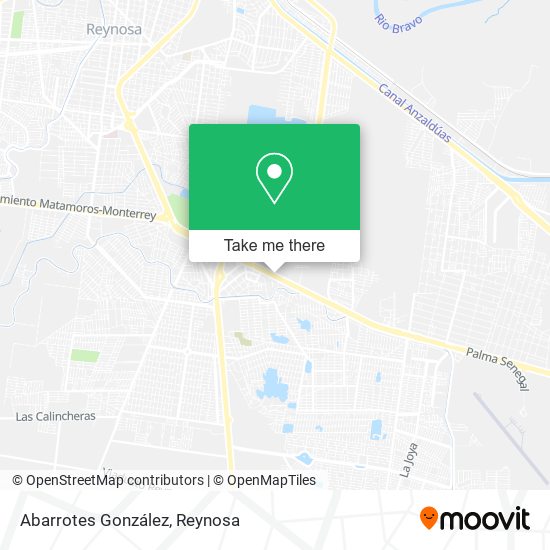 Abarrotes González map