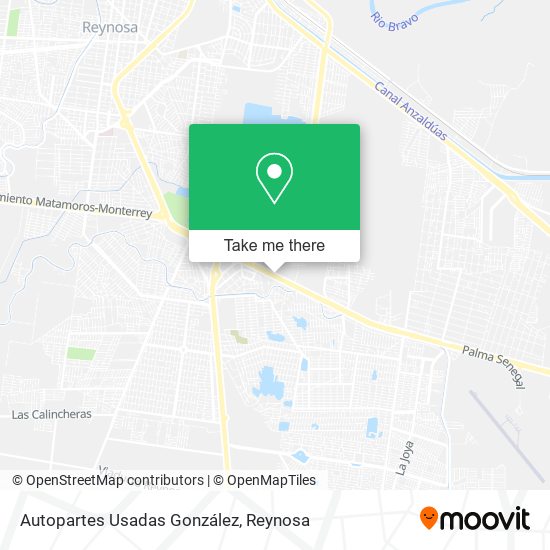 Autopartes Usadas González map