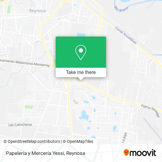 Mapa de Papeleria y Mercería Yessi