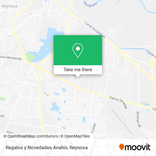 Regalos y Novedades Anahis map