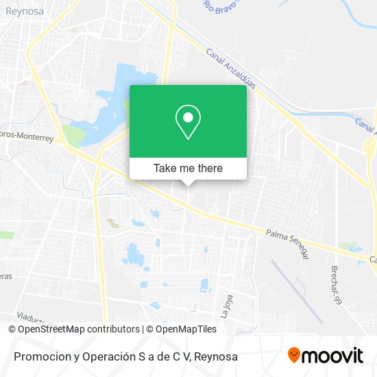 Mapa de Promocion y Operación S a de C V