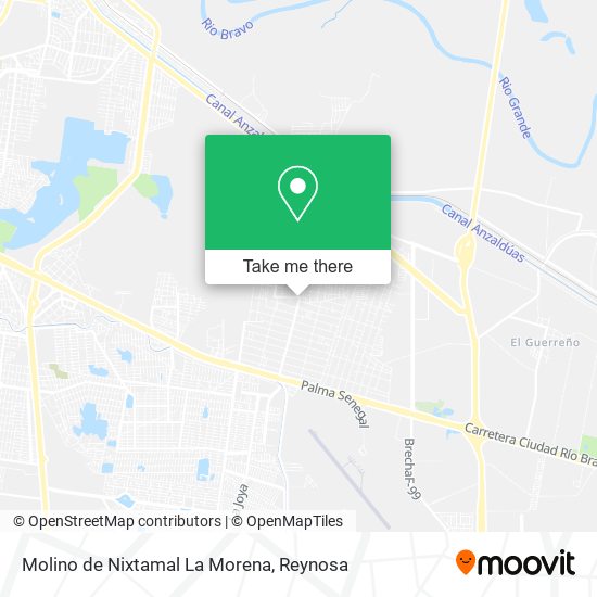 Mapa de Molino de Nixtamal La Morena