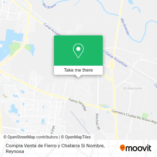 Compra Venta de Fierro y Chatarra Si Nombre map