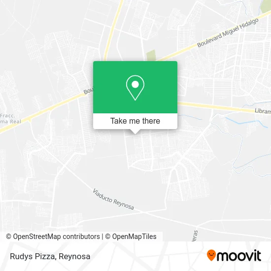Rudys Pizza map