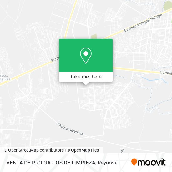 Mapa de VENTA DE PRODUCTOS DE LIMPIEZA