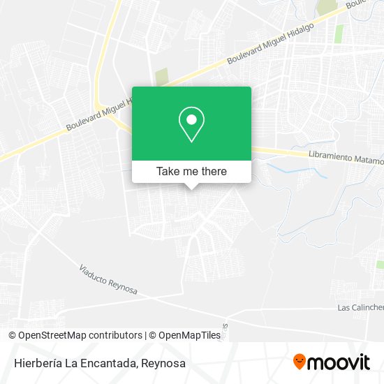 Hierbería La Encantada map