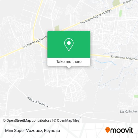 Mini Super Vázquez map
