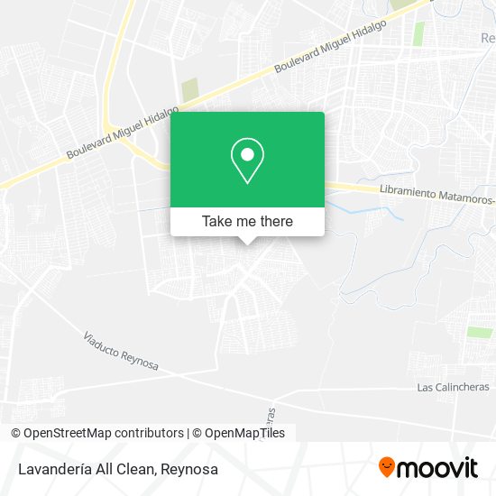 Lavandería All Clean map