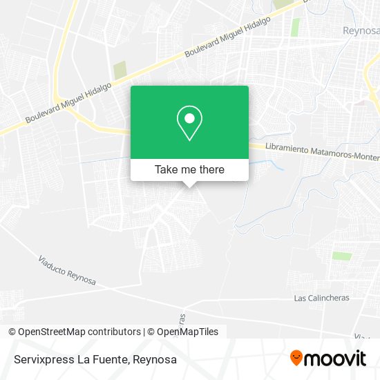 Servixpress La Fuente map