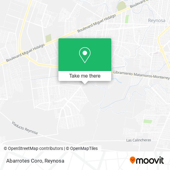 Abarrotes Coro map