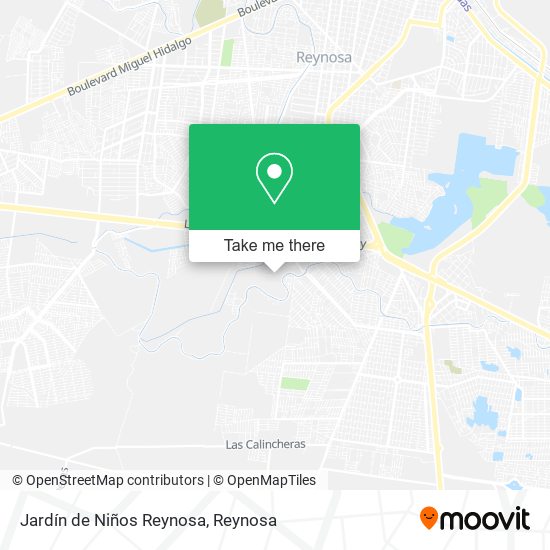 Jardín de Niños Reynosa map