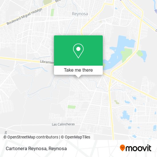 Cartonera Reynosa map