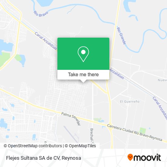 Flejes Sultana SA de CV map