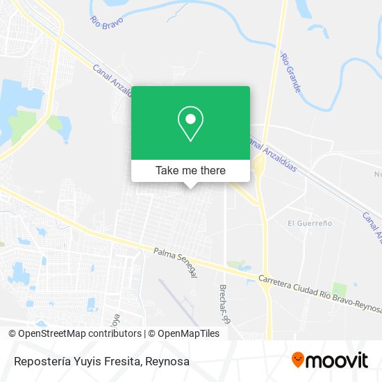 Mapa de Repostería Yuyis Fresita