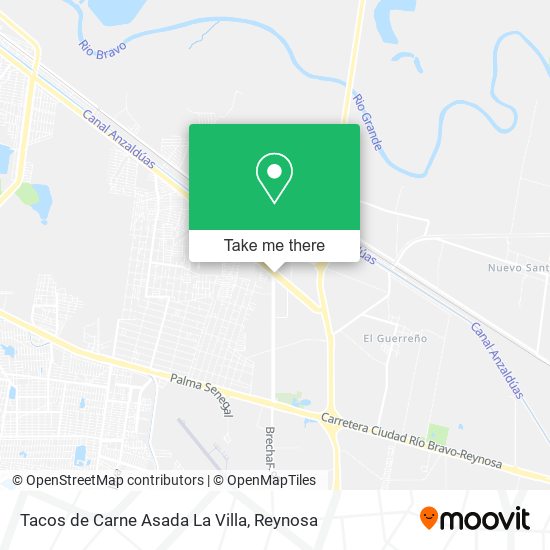 Tacos de Carne Asada La Villa map
