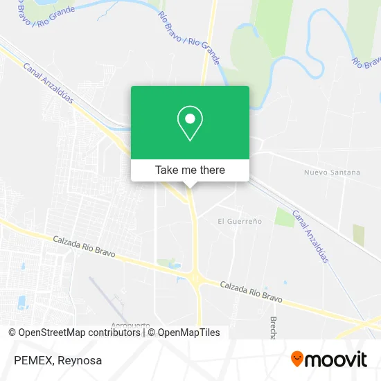 PEMEX map