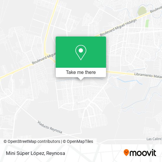 Mapa de Mini Súper López