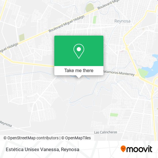 Mapa de Estética Unisex Vanessa